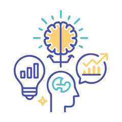  Simple Learning Insights Icon