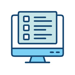  Modern Online Test Icon