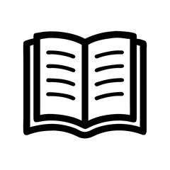  Modern Open Book Icon