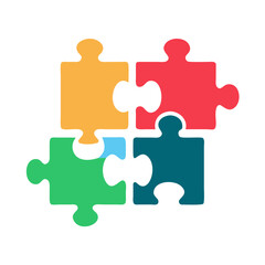  Puzzle Pieces Icon Design