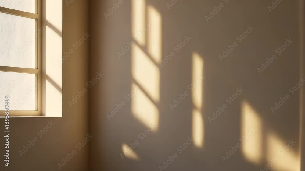Poster sleek abstract soft backdrop for showcasing products with delicate and charming shadows cast by a wi