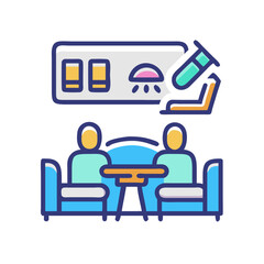 Fototapeta premium Creative Student Lounge Icon