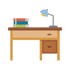  Study Desk Icon Design