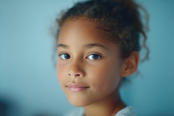 capture essence of international children day with expressive portrait of child