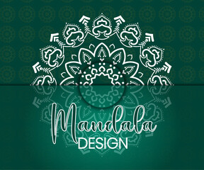 creative minimal mandala design