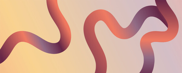 Obraz premium Abstract gradient wave bold line web background. Abstract gradient multicolored wavy stripes background. Gradient colorful curve lines shape backdrop for brochure, cover, poster, banner, web header