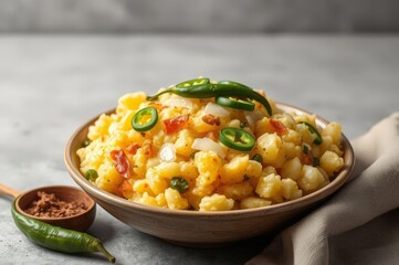 Traditional Aloo Bhorta Presentation