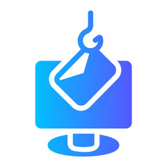 Phishing gradient icon