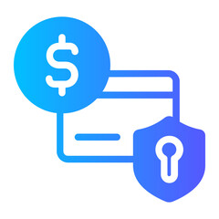Secure Payment  gradient icon
