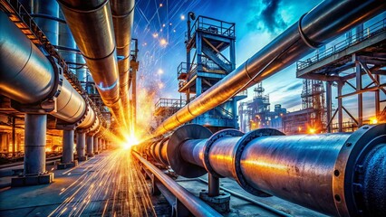 Industrial Pipeline Weld Inspection: X-Ray Reveals Pore Accumulation & Strong Joint