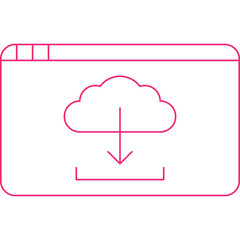 Download Webpage single vector illustration icon