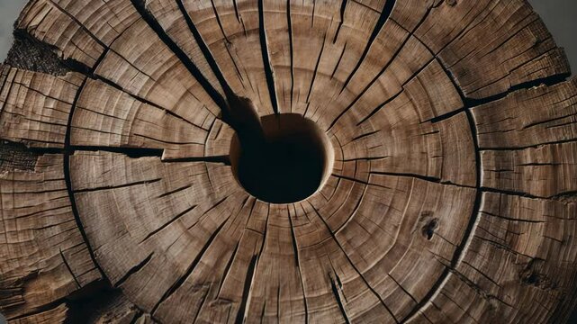 Intricate texture of a weathered tree trunk.