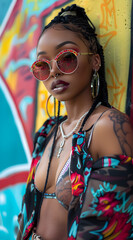 Half body shot of a woman 