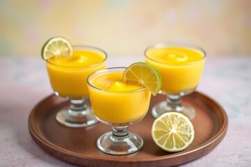 Fototapeta premium Vibrant Quindim Dessert Display