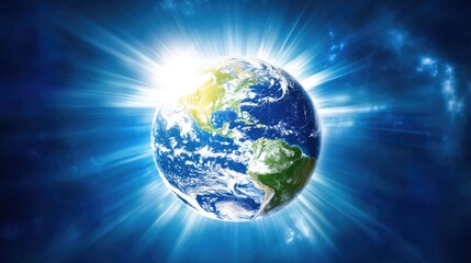 Fototapeta premium Earth, Radiant and Celestial