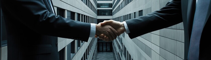 Business deal between professionals