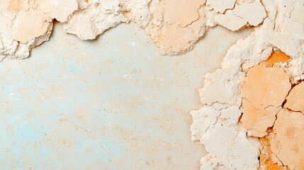 Naklejka premium Abstract Plaster Texture: Distressed Wall with Cracked Paint, Vintage Finish, and Decorative Backgrounds for Design Projects.