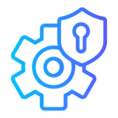 Privacy Settings  gradient icon