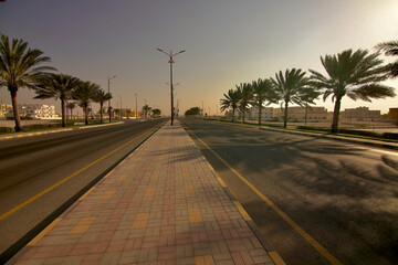Roads in Duqm, Oman
