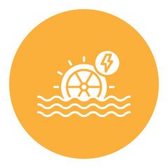 Ocean Energy Icon