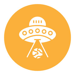 UFO Earth Icon