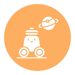 Space Robot Icon
