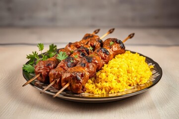 Elegant Iraqi Kebab Presentation