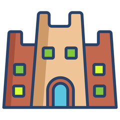 Linear color Siyu Fort icon
