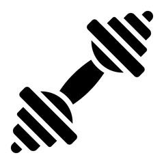 Dumbbells line icon