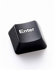 Enter keyboard button on White Background