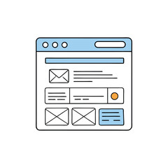 vector login form on gray background