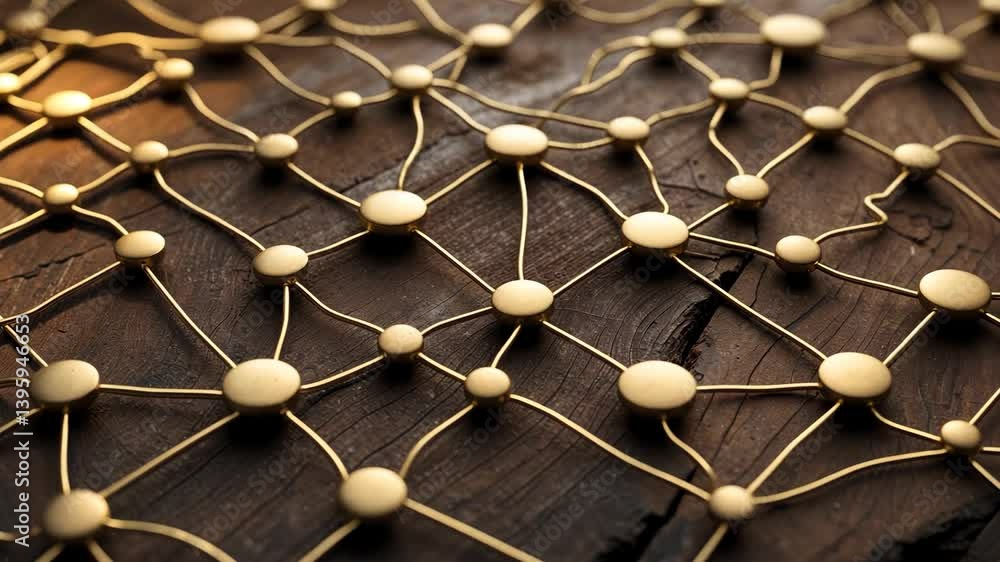 Poster connecting entities. networking, network, social media, internet communication overview. a small net