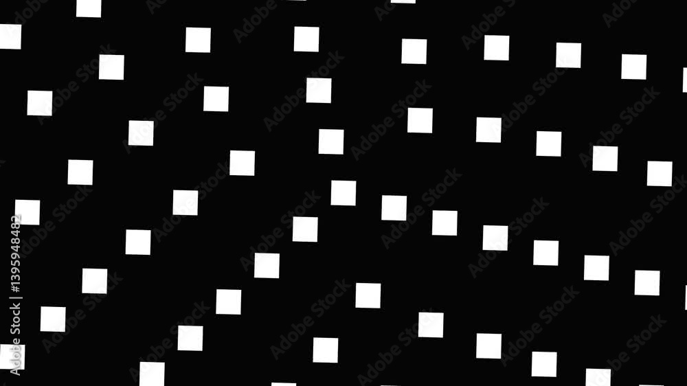Poster abstract square pattern background - seamless loop animation