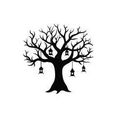 tree silhouette vector