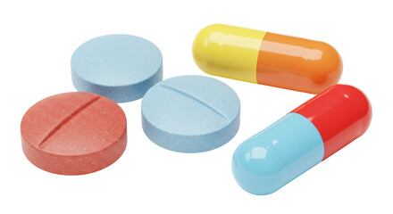 Isolated Pills and Capsules