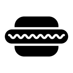 Hotdog  line icon