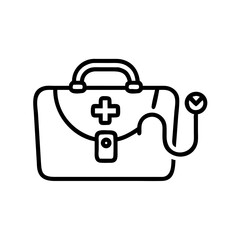 Icon of a doctorchest / first aid kit