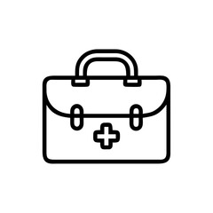Icon of a doctorchest / first aid kit