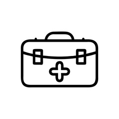Icon of a doctorchest / first aid kit