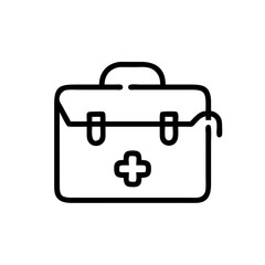 Icon of a doctorchest / first aid kit