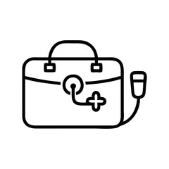Icon of a doctorchest / first aid kit