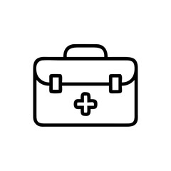 Icon of a doctorchest / first aid kit