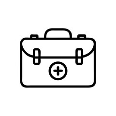 Icon of a doctorchest / first aid kit