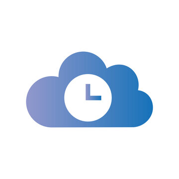 An array of vector icons with cloud shapes and symbols, illustrating global connectivity, data security, and online tools in a minimal and modern design
