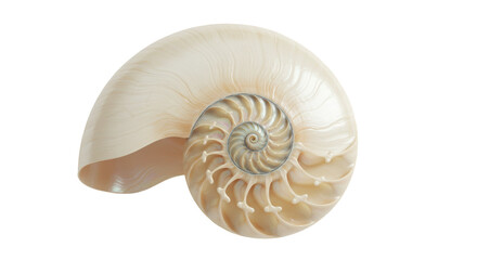Isolated Nautilus Shell