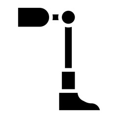 Prosthetic line icon