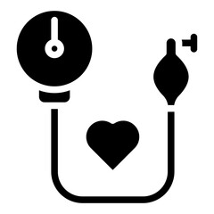 Blood Pressure line icon