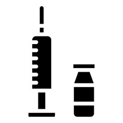 Vaccination line icon