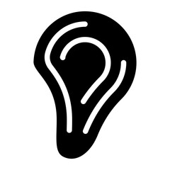 Ear line icon