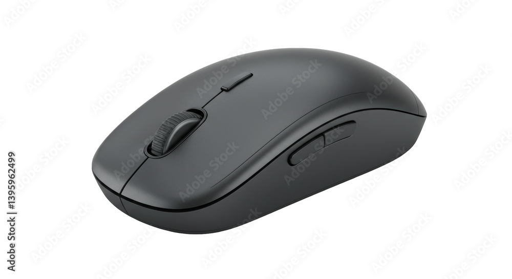Poster isolated computer mouse